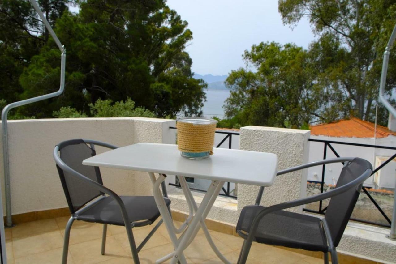 Apartment With Sea View And Balcony 60M From Beach Aegina Esterno foto