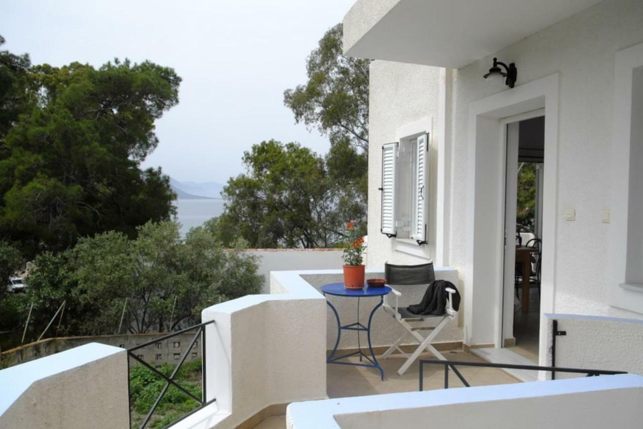 Apartment With Sea View And Balcony 60M From Beach Aegina Esterno foto